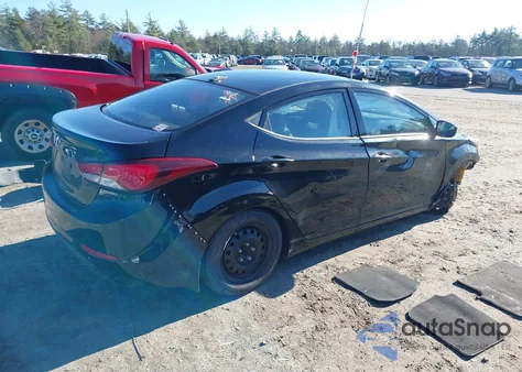 2016 Hyundai Elantra Se from USA, damaged, VIN KMHDH4AE9GU647152